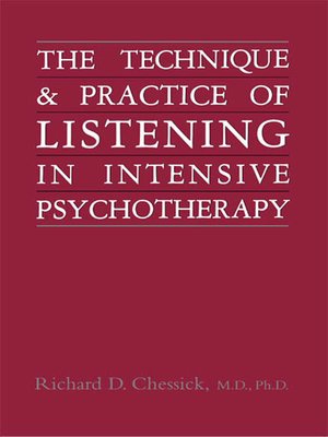 cover image of Technique and Practice of Listening in Intensive Psychotherapy